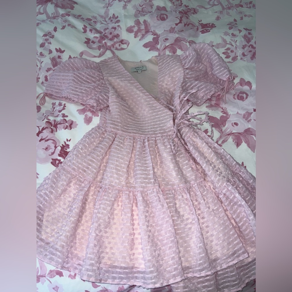 Dream Sister Jane Pink Bow Dress